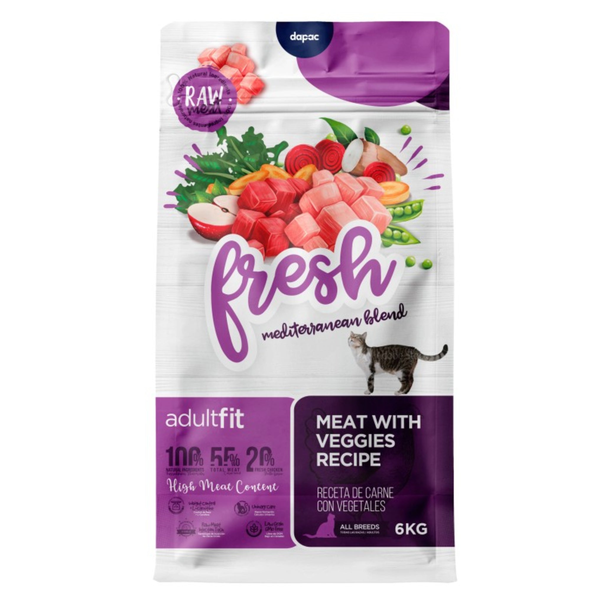 Fresh mediterranean blend Cat Adult fit