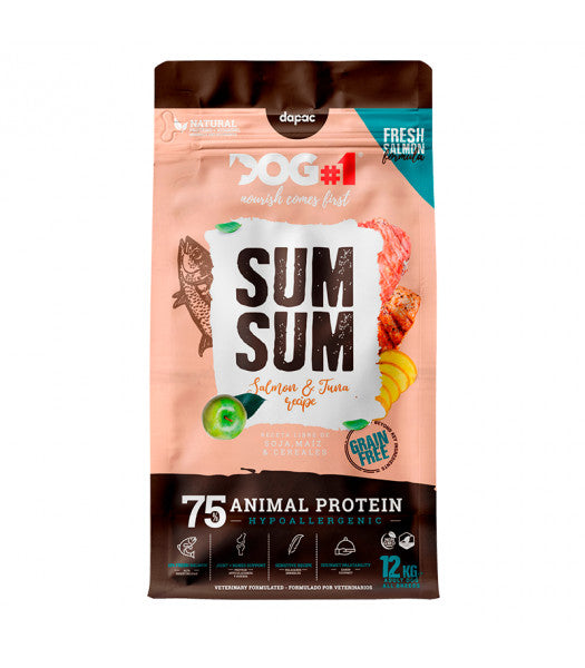 DOG-1 Sum Sum Grain Free Salmon y ATUN 12 kg