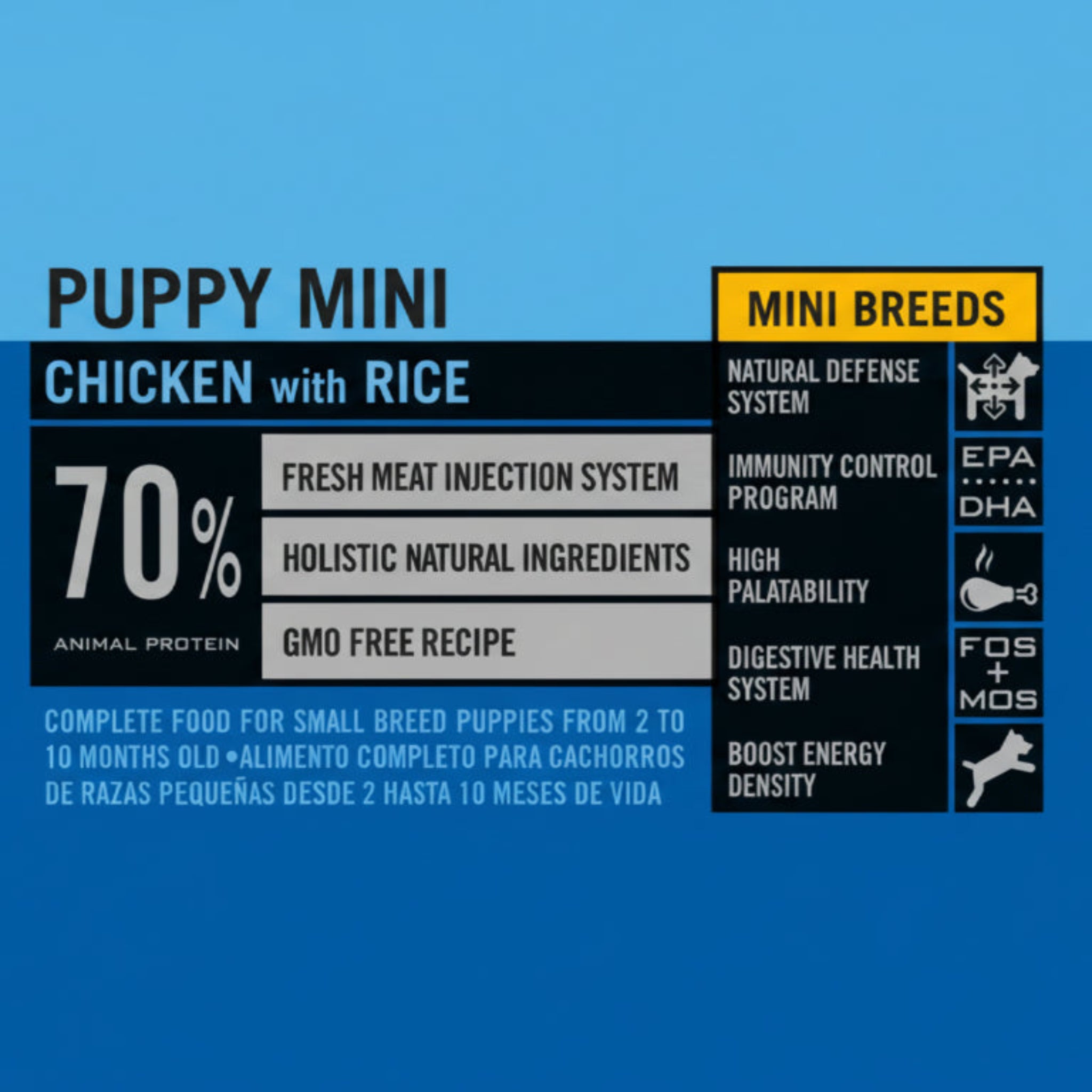 OPTIMA PUPPY MINI CHICKEN & RICE 65% CARNE
