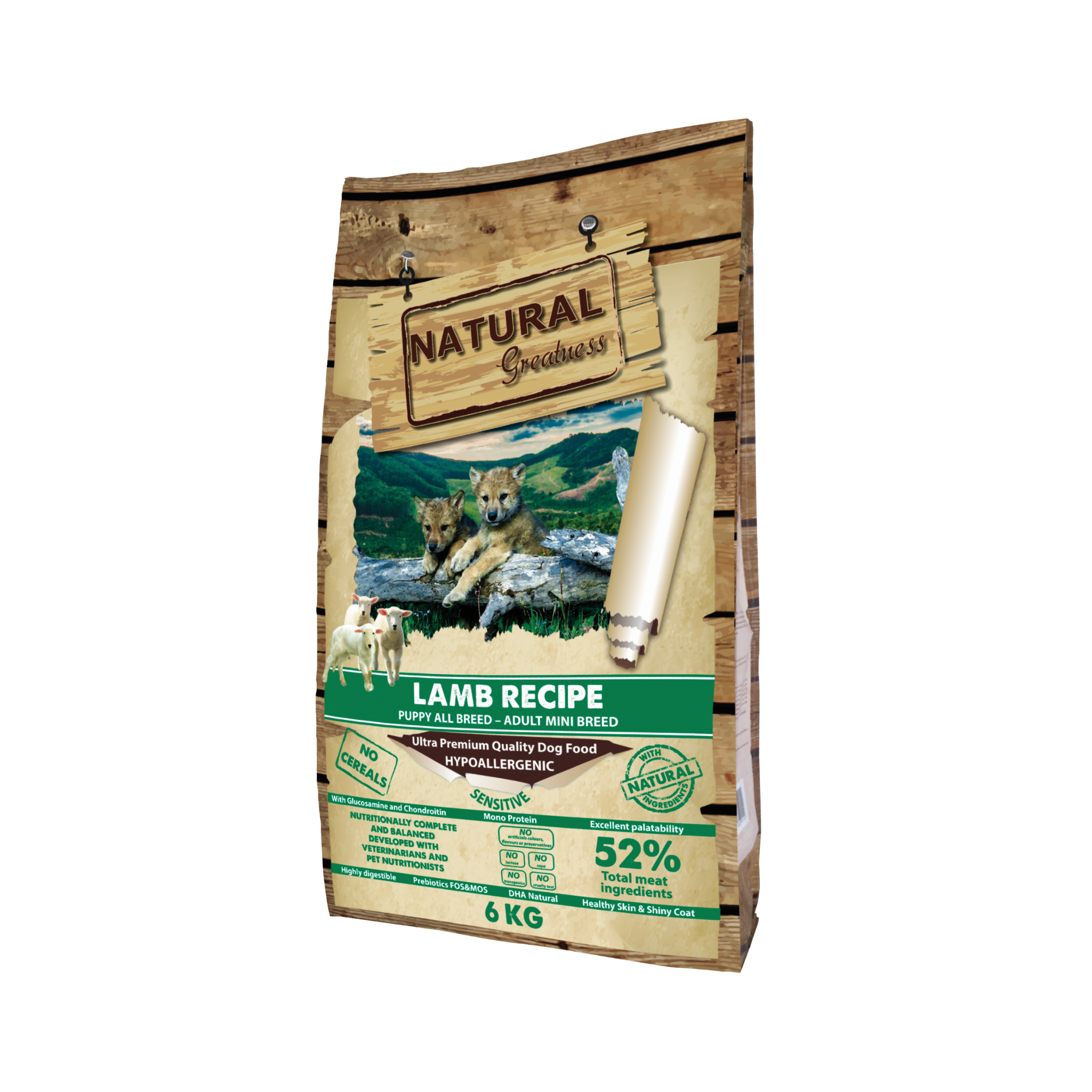 Natural Greatness Receta de Cordero - Sensitive Mini