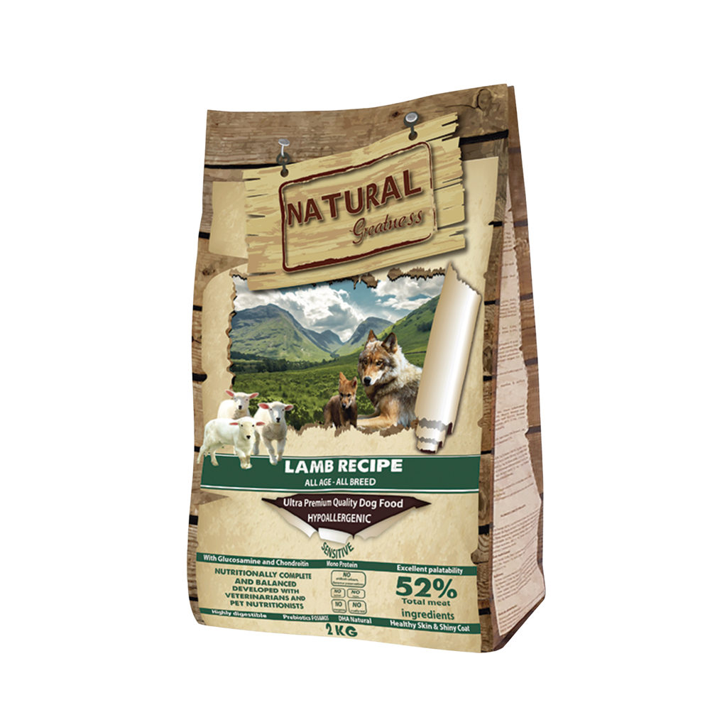 Natural Greatness Receta de Cordero - Sensitive