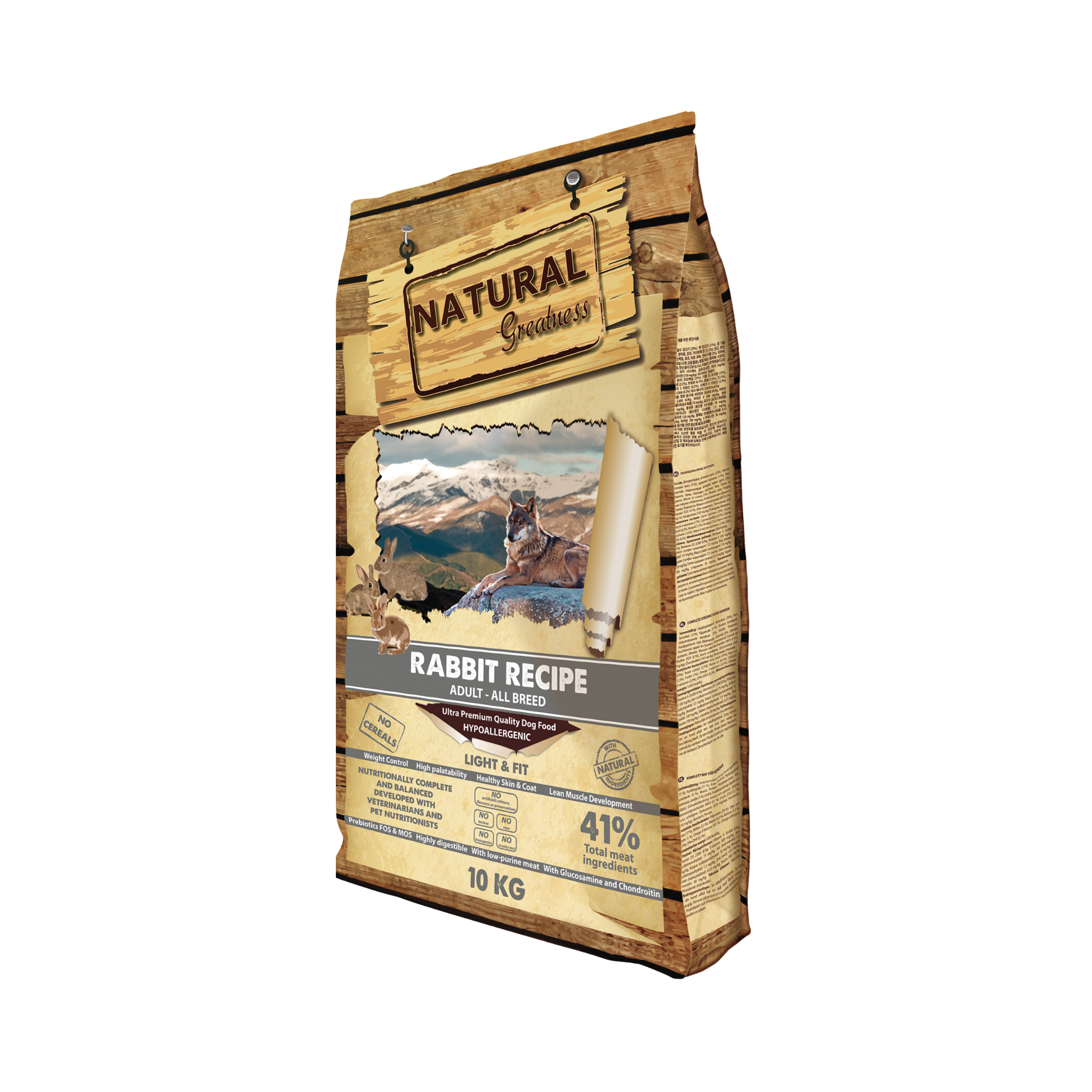 Natural Greatness Receta de Conejo - Light & Fit