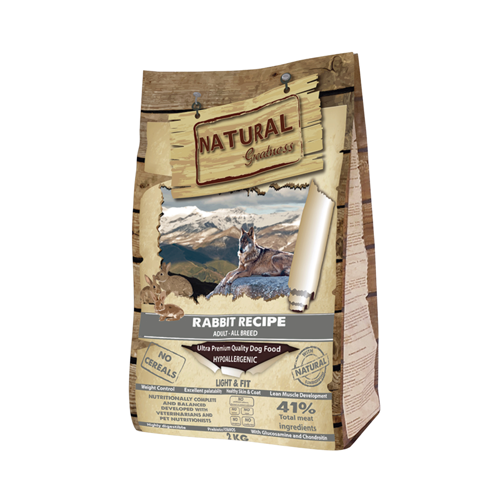 Natural Greatness Receta de Conejo - Light & Fit