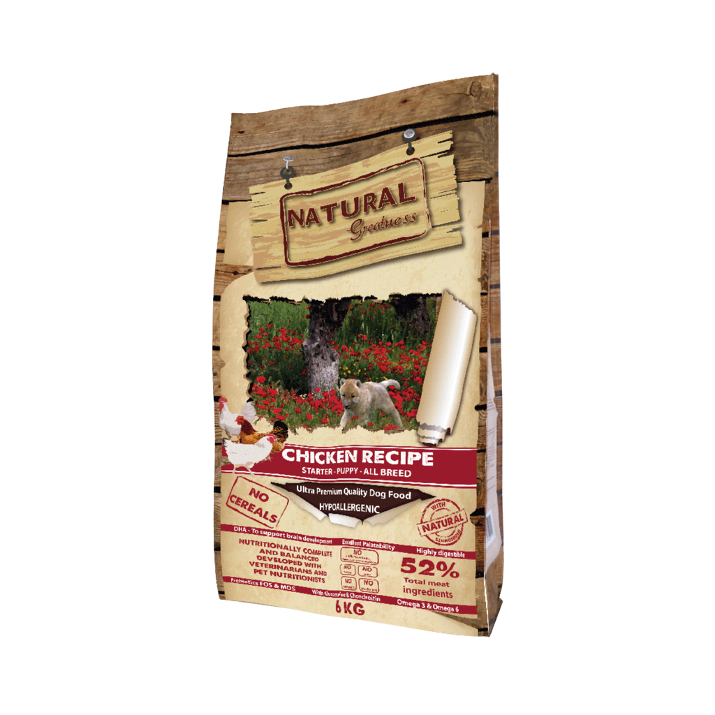 Natural Greatness Receta de Pollo Puppy - Starter