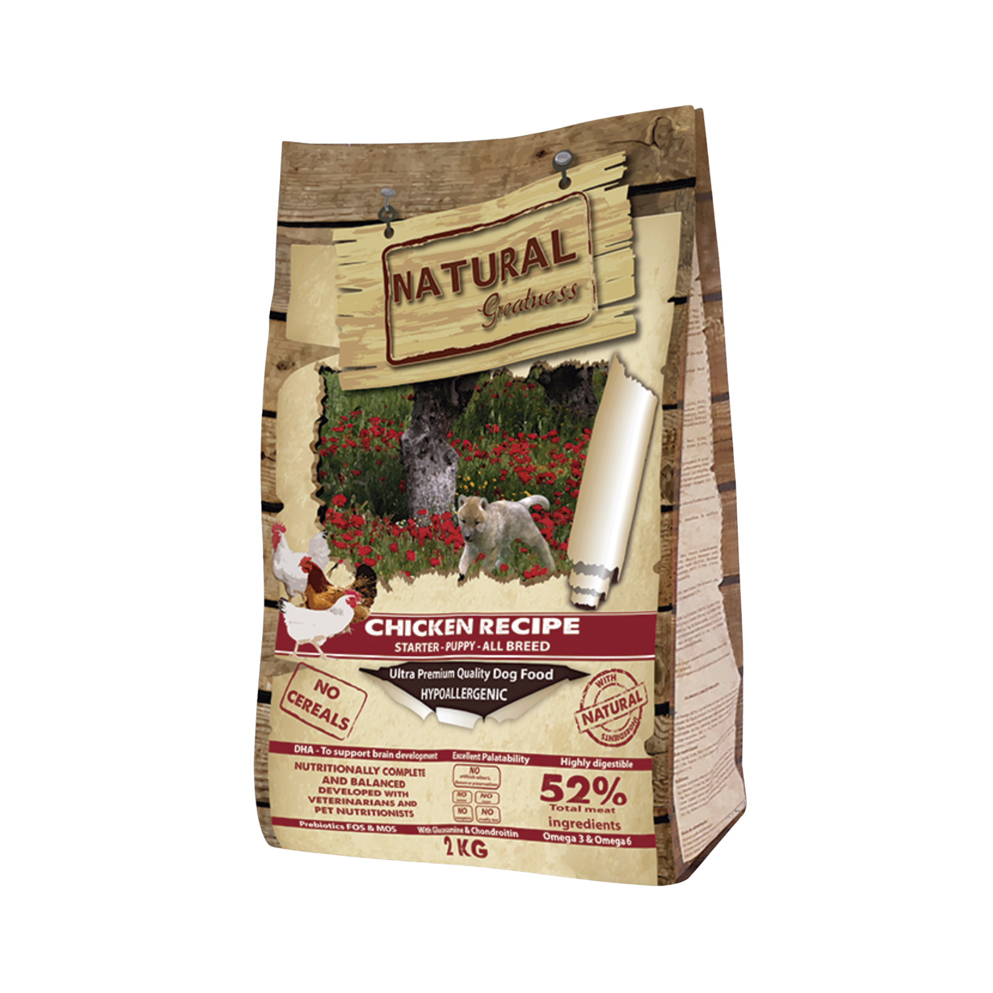 Natural Greatness Receta de Pollo Puppy - Starter