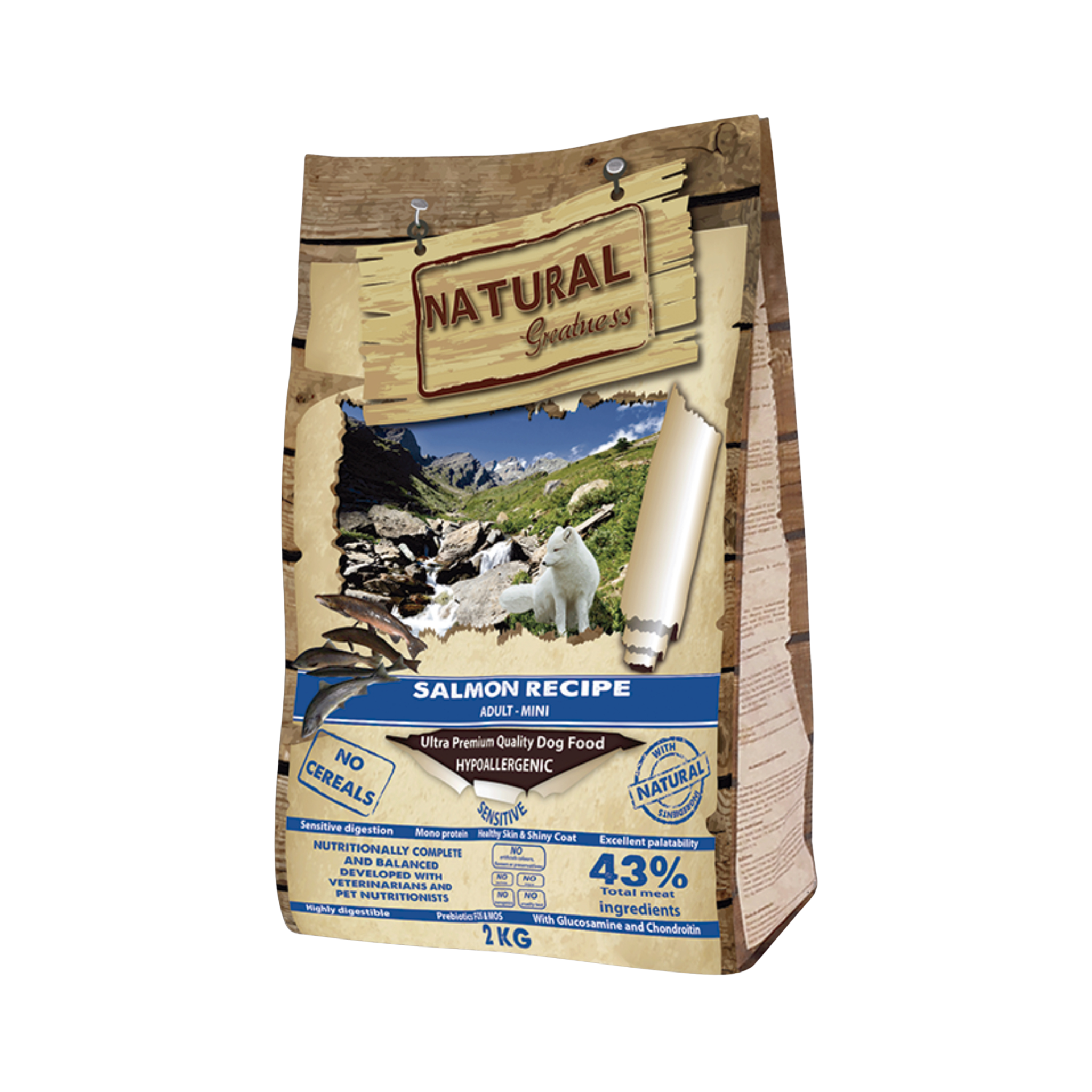 Natural Greatness Receta de Salmón – Sensitive Mini