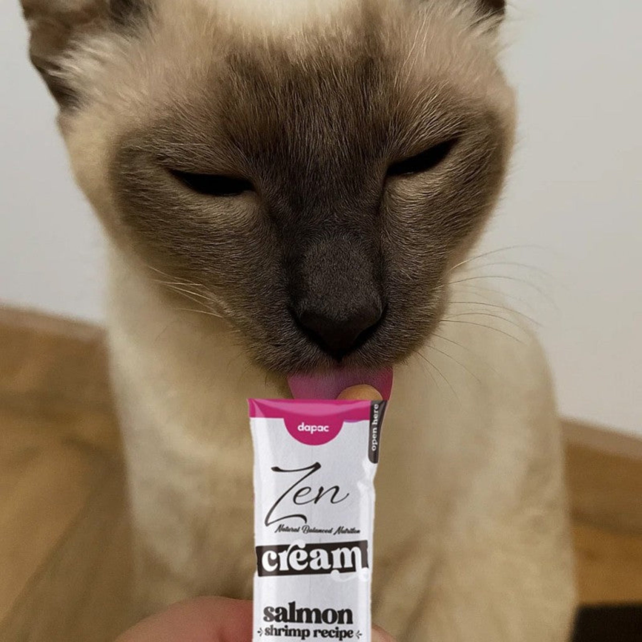 Zen cream - Salmón & gambas. 4 x 15gr.